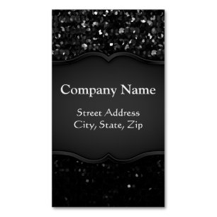 Visitkortmagnet Crystal Bling Strass