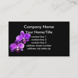 visitkortsmall för orchips anpassningsbar visitkort