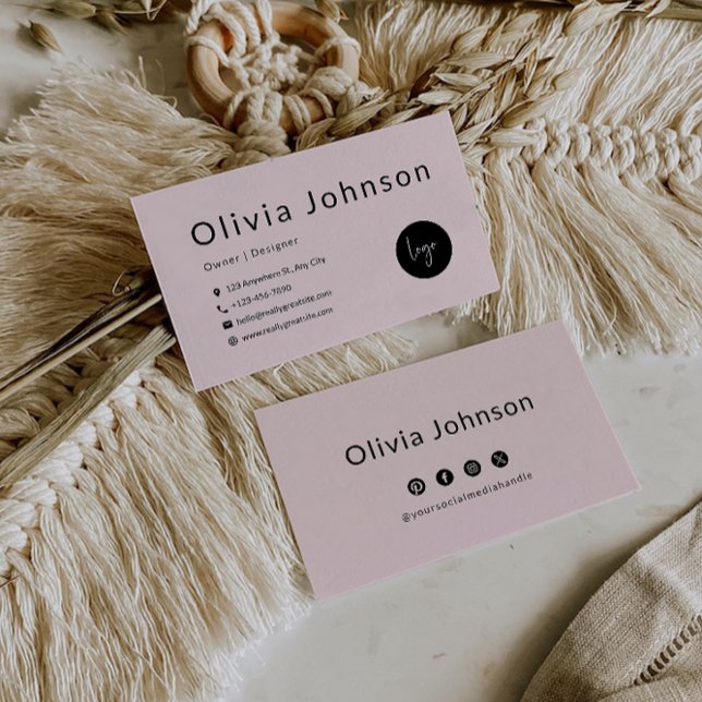 visitkortsmall, utskrivbar visitkort (Business Card Template, Printable)