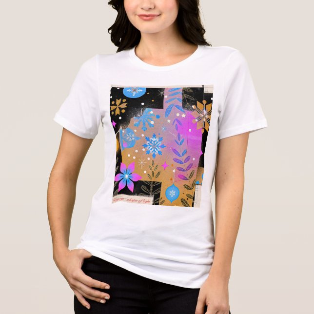Viska av ljus – Rosa & Blå Dröm T-shirt (Framsida)