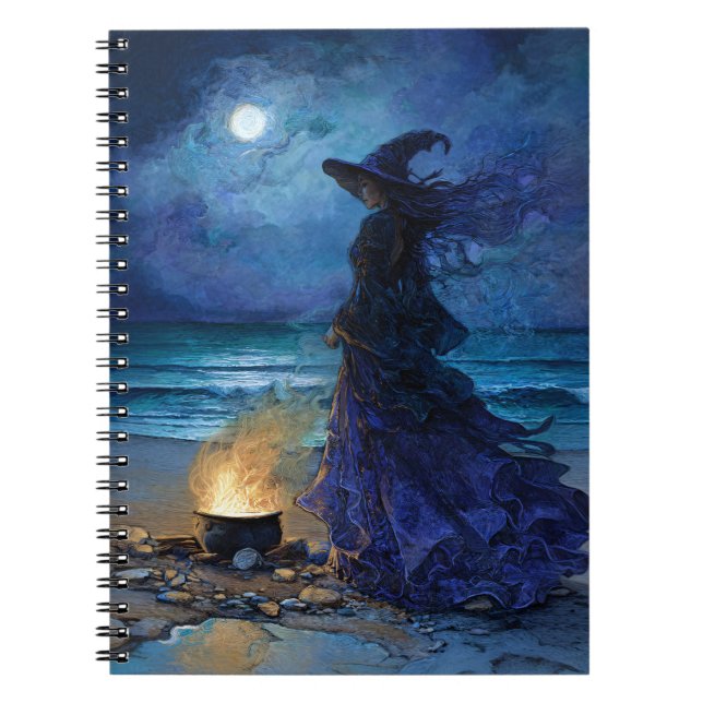 Viska av Moonlit Sea Anteckningsbok (Framsidan)