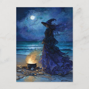 Viska av Moonlit Sea Vykort