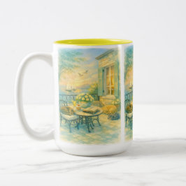 Viska av Salvia  Antik Havsliv Två-Tonad Mugg