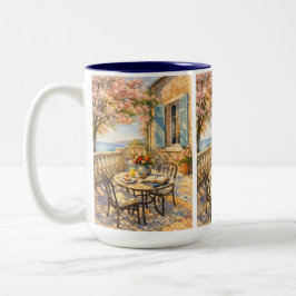 Viska av Salvia  Antik Havsliv Två-Tonad Mugg