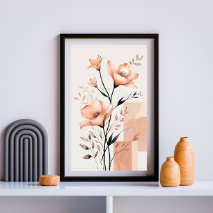 Viska blomformar poster