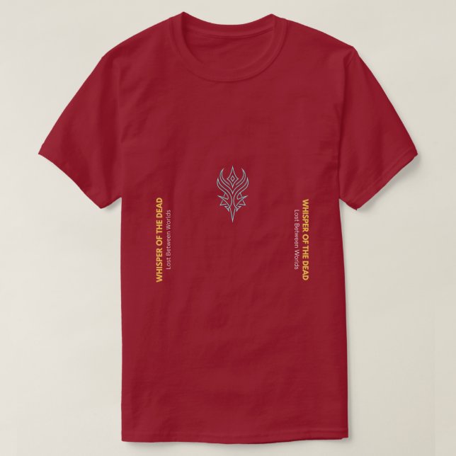 Viska från de döda Fantasy Röd T-shirt (Design framsida)