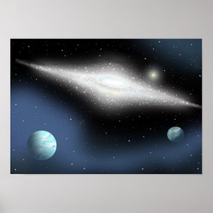 Viska från den ändlösa galaxen. poster