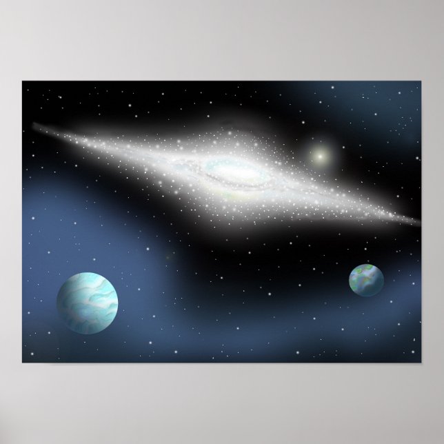 Viska från den ändlösa galaxen. poster (Framsidan)