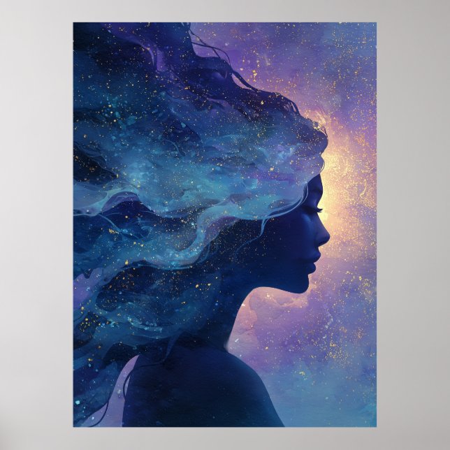 Viska från månen - Gudinnan Poster (Framsidan)