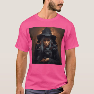 Viska med katt Halloween-vän T Shirt