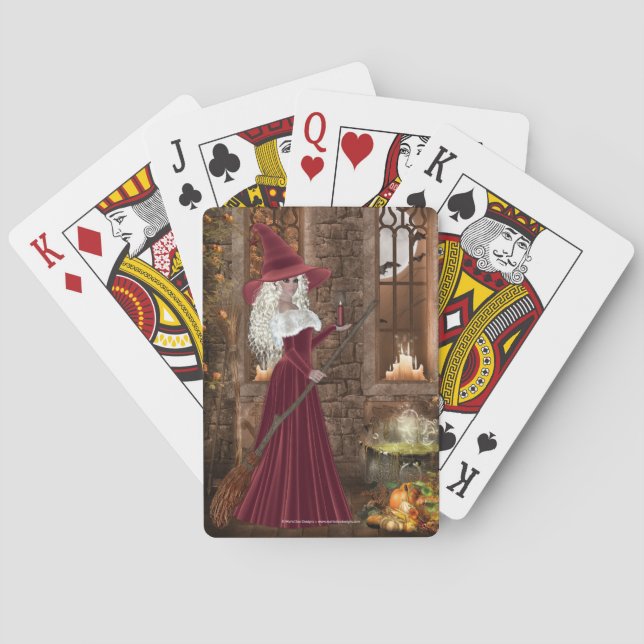 Viska med ljusets uppspelningskort casinokort (Baksidan)