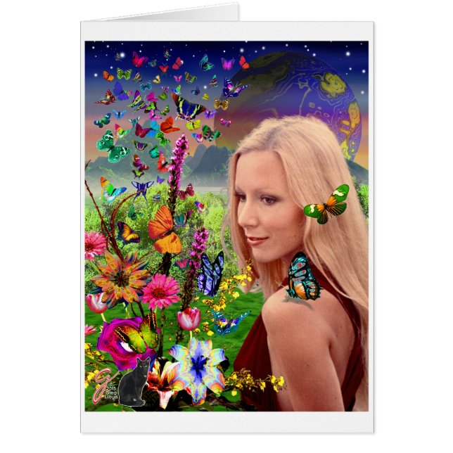 Viska önskemål hälsningskort (Framsidan)