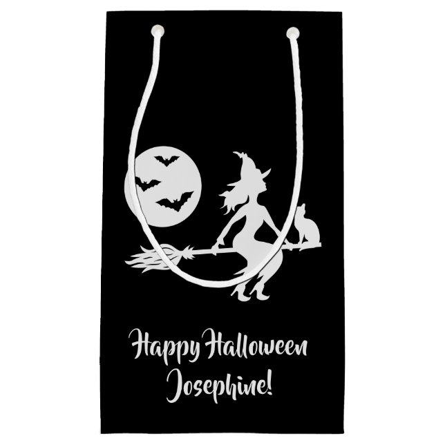 Viska på ett rum, svart och vitt Happy halloween (Framsidan)