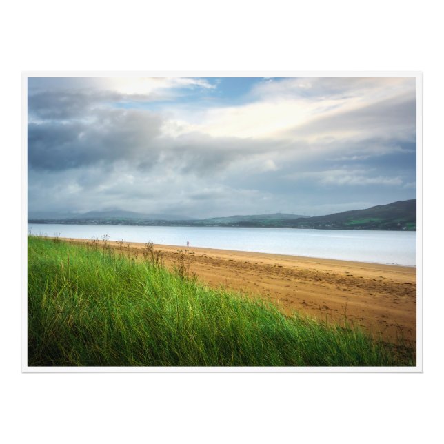Viska på sanden: Historiska Rathmullan Beach Fototryck (Framsidan)