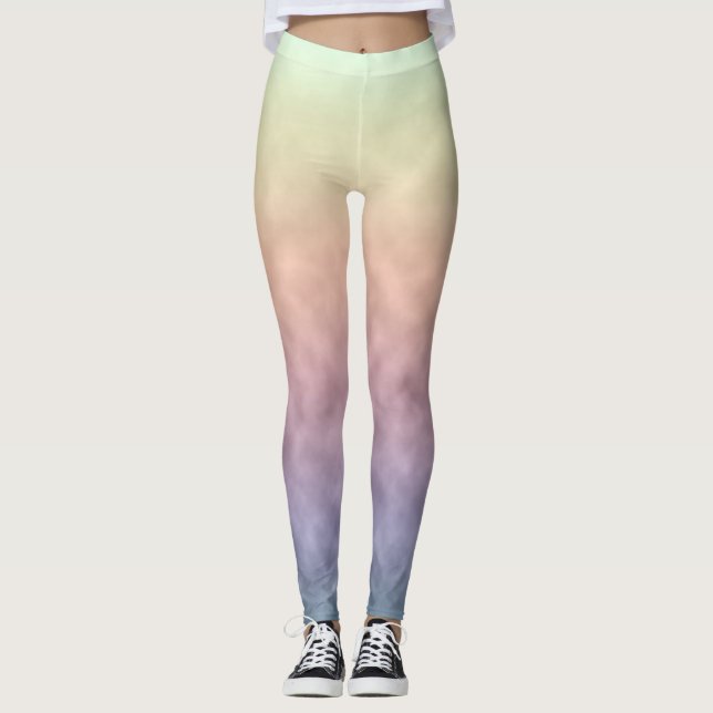 Viska pasteller leggings (Framsida)