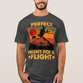 Viska, Perfekt natt för en flygande Halloween-kids T Shirt