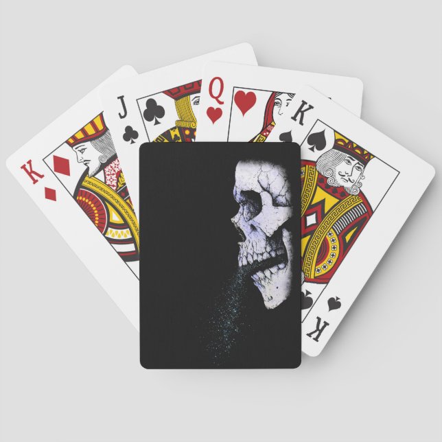 Viskande ben casinokort (Baksidan)