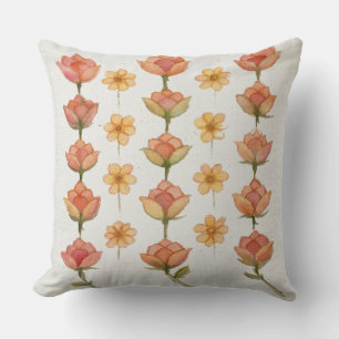 Viskande Blommor Kudde