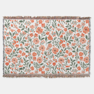 Viskande gracens blommor filt