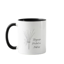 Viskande grenar botanisk mugg