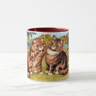Viskande katt, Louis Wain Mugg