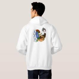 Viskande östlig Mahjong-vind & Chibi-ande Hoodie