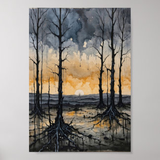 Viskande skog poster