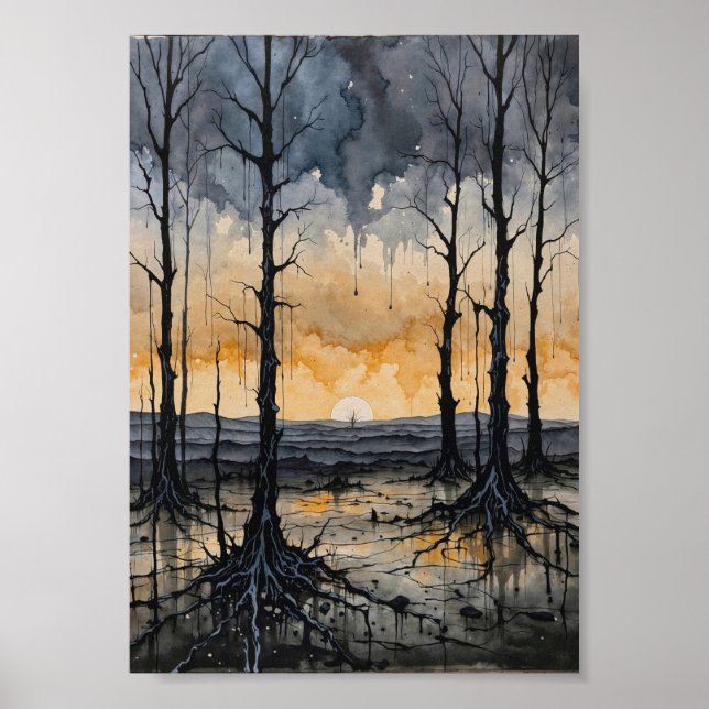 Viskande skog poster (Framsidan)