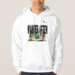 Viskande Tallar Minimalistisk Tröja Hoodie