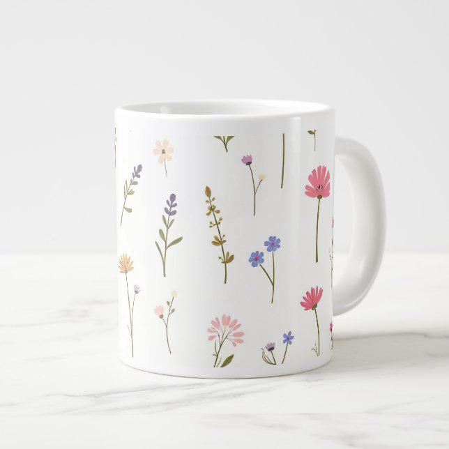 Viskande Vildmarker Jumbo Mugg (Framsida höger)