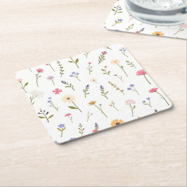 Viskande vildmarker underlägg papper kvadrat
