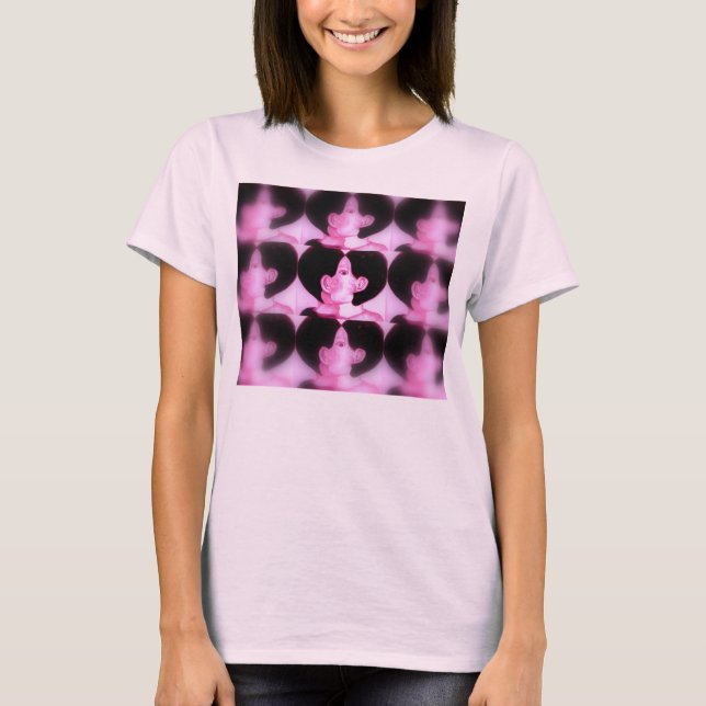 Viskar Rosa T-shirt Medium (Framsida)