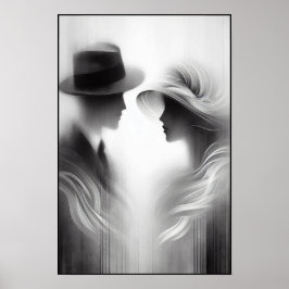 Viskare av en bortglömd Era-Abstrakt Poster