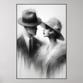 Viskare av en bortglömd Era-Abstrakt Poster