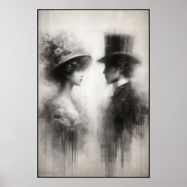 Viskare av en bortglömd Era-Abstrakt Poster