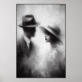 Viskare av en bortglömd Era-Abstrakt Poster