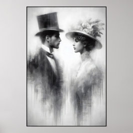 Viskare av en bortglömd Era-Abstrakt Poster