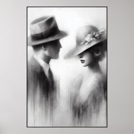 Viskare av en bortglömd Era-Abstrakt Poster