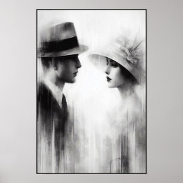 Viskare av en bortglömd Era-Abstrakt Poster