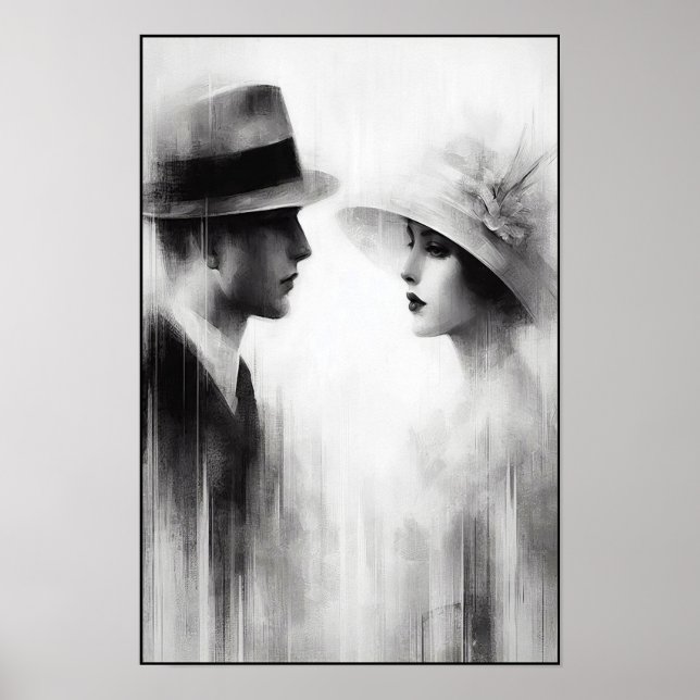 Viskare av en bortglömd Era-Abstrakt Poster (Framsidan)