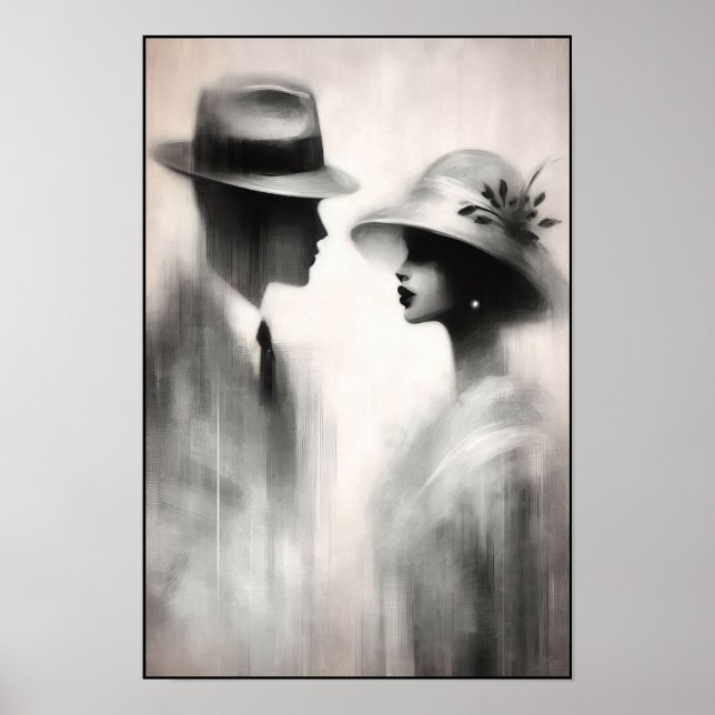 Viskare av en bortglömd Era-Abstrakt Poster (Framsidan)