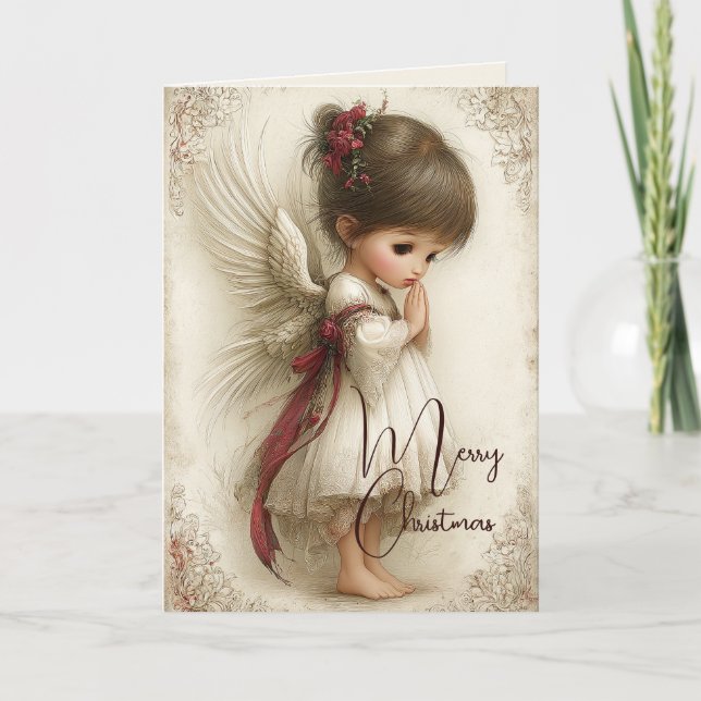 Viskare av en vinterhalojul helgkort (Framsida)