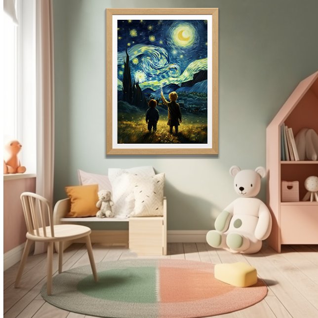 viskare: Barn under Starrinatten Poster (Skapare uppladdad)