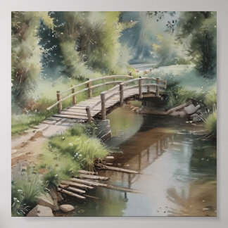 Viskare för landbryggan poster