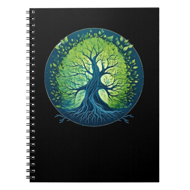 Viskare för Vinden: Träd. Anteckningsbok (Framsidan)