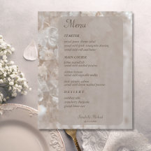 Viskare för Vintagen Romantic Ivory Blommigt Snöre