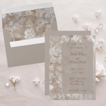 Viskare för Vintagen Romantic Ivory Blommigt Snöre
