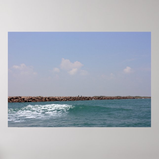 Viskare i Bukt: En varm vågans påse Poster (Framsidan)