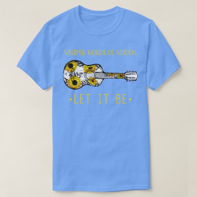 Viskare Ord får vara en garnitärblomma T Shirt (Design framsida)