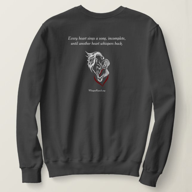 Viskare Ranch Kvinnors sötskjorta T Shirt (Design baksida)